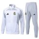 Survetement Real Madrid Veste 2025 2026 Blanc Gris
