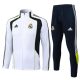 Survetement Real Madrid Veste 2025 2026 Blanc Noir