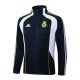 Survetement Real Madrid Veste 2025 2026 Noir Blanc - Image 2